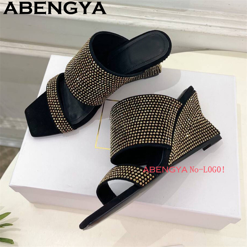 Elegant Style Rhinestone Wedge - Ethnic Fashion Week 评论和价格