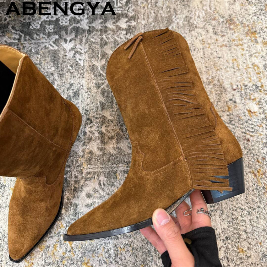 New Suede Tassels Designer Ank - Ethnic Fashion Week 评论和价格