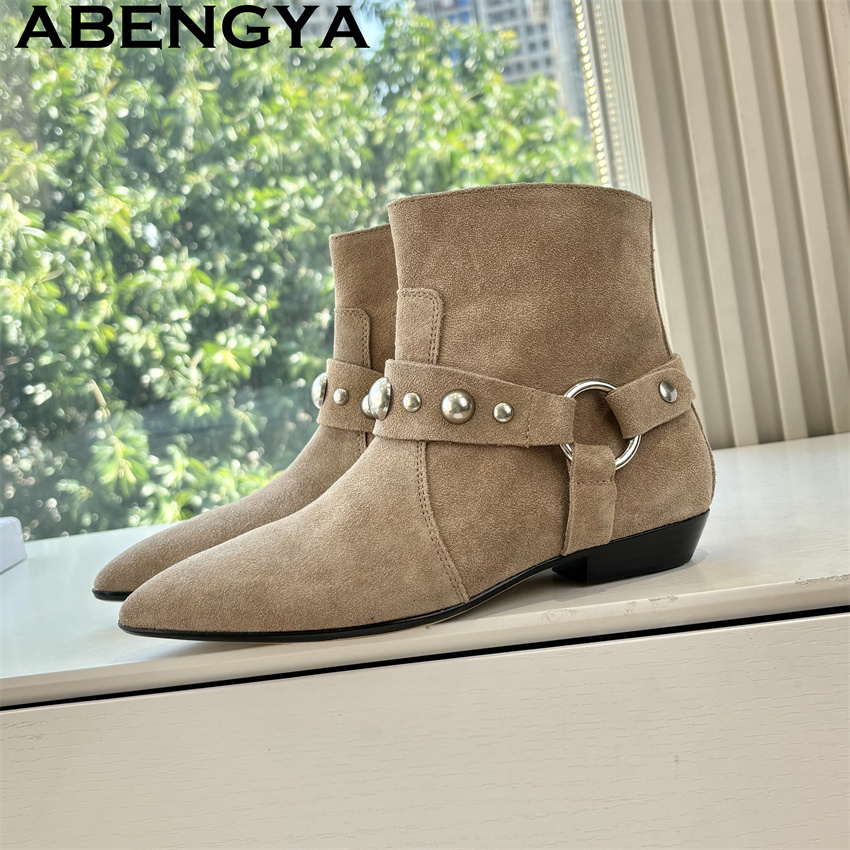 Winter Flat Ankle Boots for Wo - Ethnic Fashion Week 评论和价格