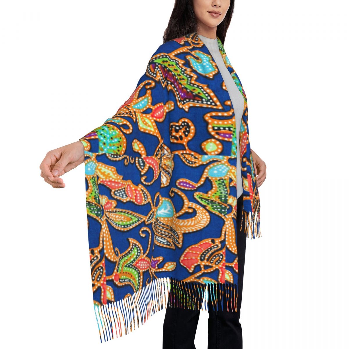 Sarong Batik Kebaya Purple Sca - Batik Sarong Wrap 评论和价格